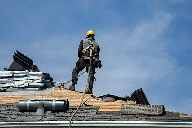 Professional Roofing technician working in South Point, OH